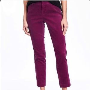 Old Navy Velvet/Velour Pixie Pants